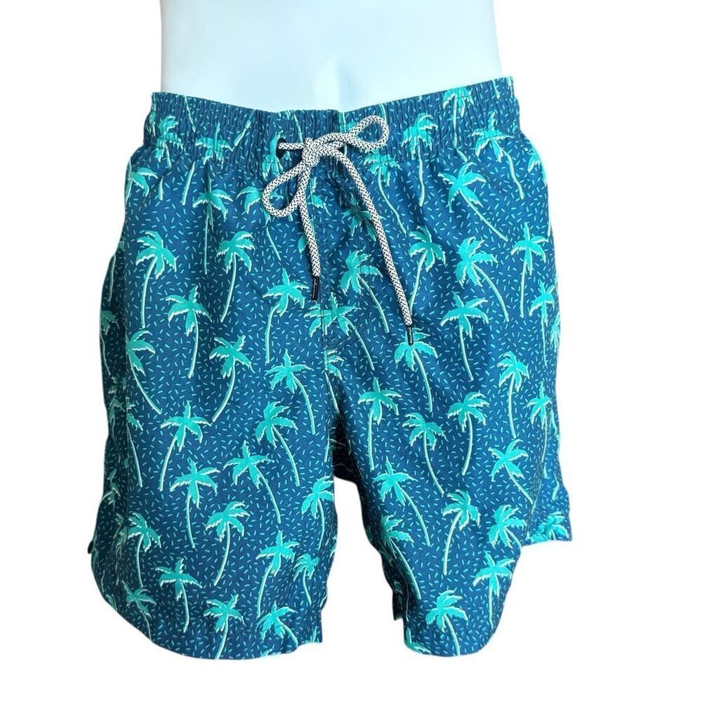 Mens Maamgic Palm Tree Print Swimming Swim Trunks Board Shorts - Sz M